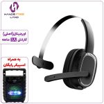 هدفون بیسیم تک گوش PORODO ENC WIRELESS WORK HEADPHONE